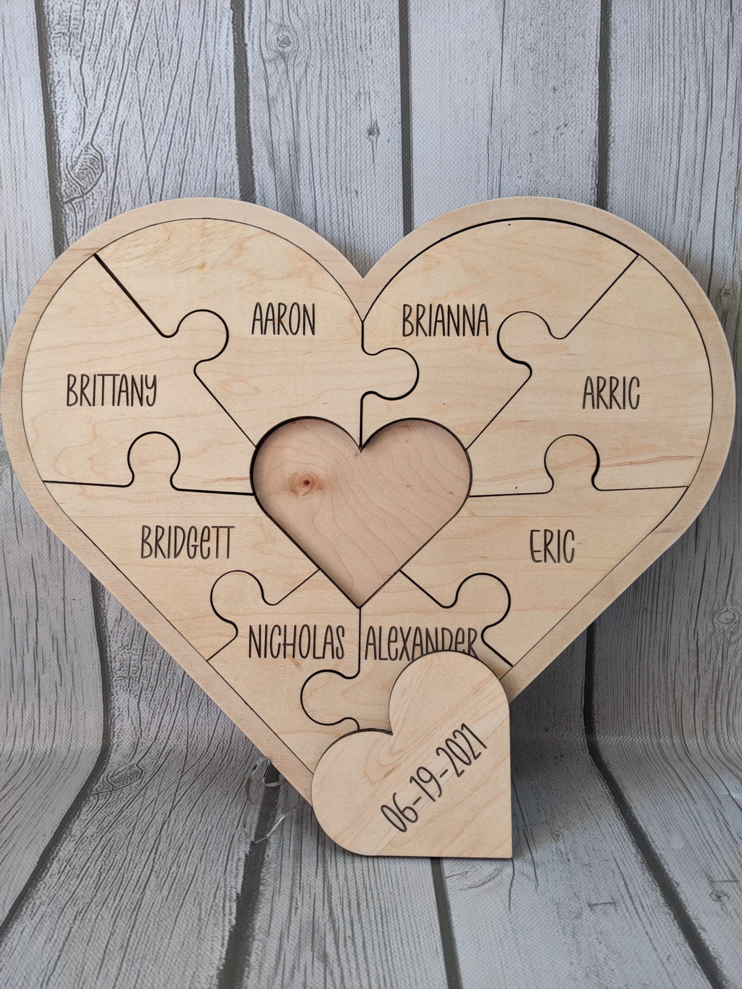 Hearth song hotsell connectagons Heart-to-Hearts puzzle Heart-shaped limited editition